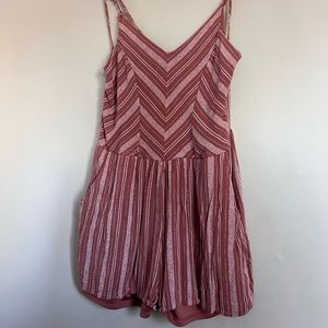 Striped romper